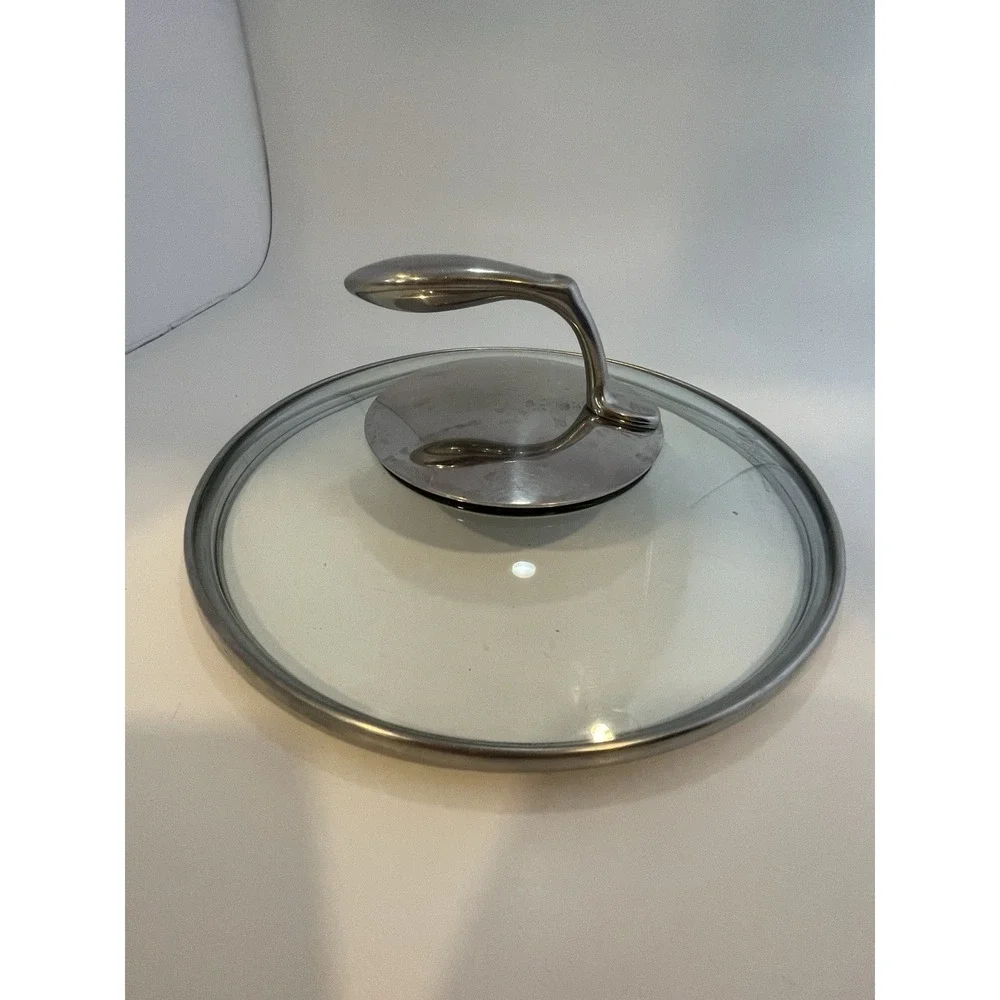 Chef‎ Series by Tupperware Stainless Steel and Glass Replacement Lid 8.5